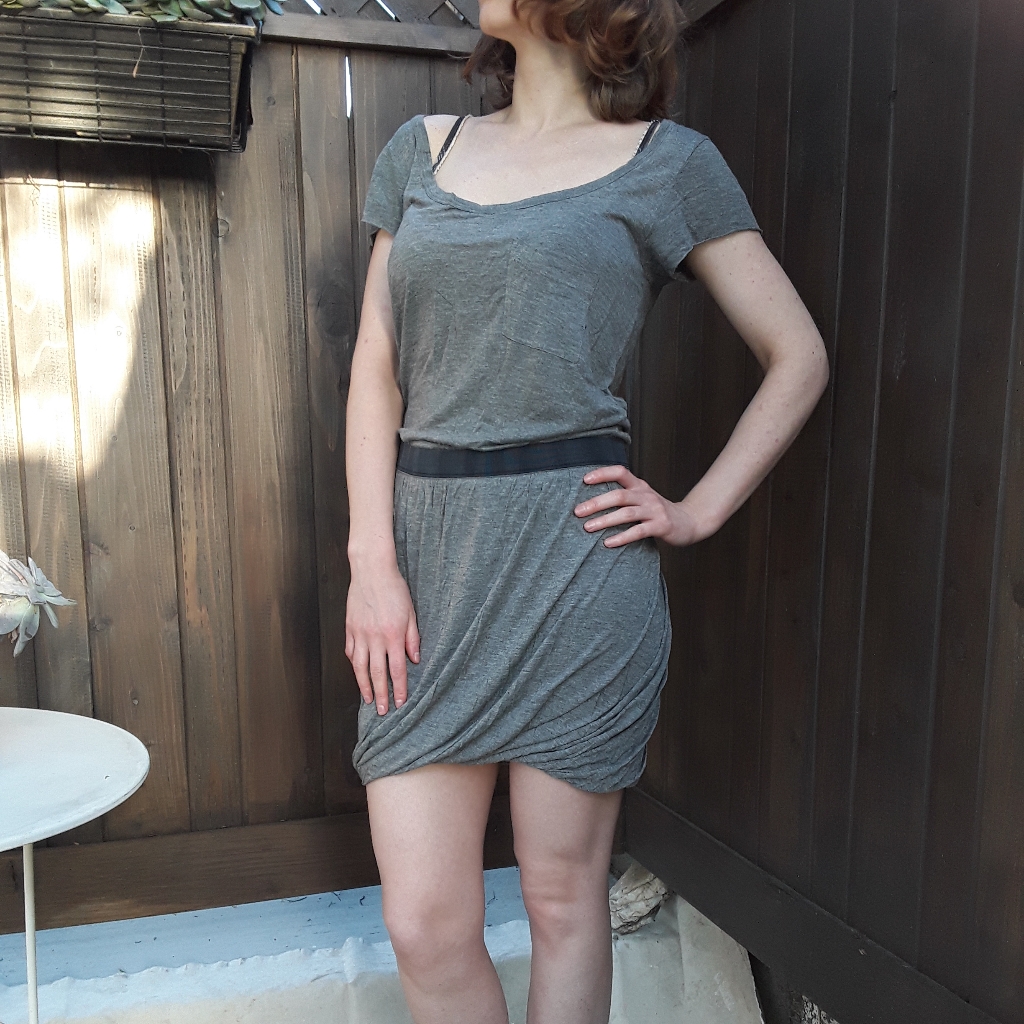 A.L.C. T-Shirt Dress "Bubble Skirt" Bottom, Size S